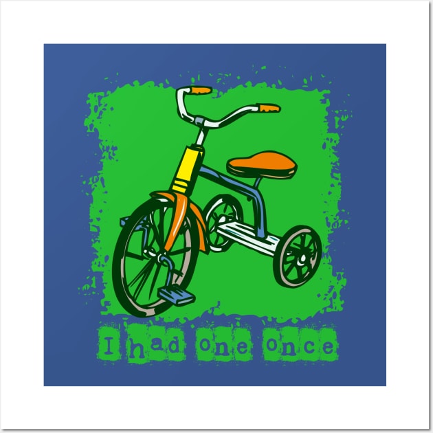 Child bike, child tricycle, Wall Art by ArtMofid